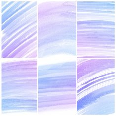 Set of colorful Abstract water color painting background N81