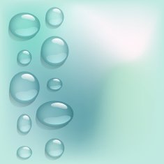 Abstract background with water drops
