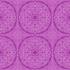 seamless leaf purple pattern