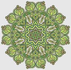 Circle ornament N42