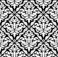 Floral damask seamless pattern N5