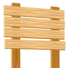 Pointer from a tree Vectorial illustration N2