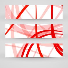 Vector banner set for your design N96