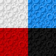 Set of geometric seamless patterns N34