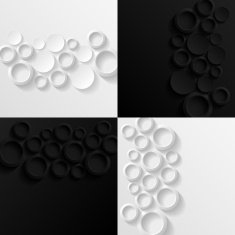 Set of abstract geometric backgrounds N6