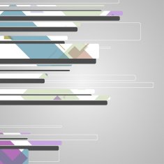 Abstract futuristic geometric shapes N101