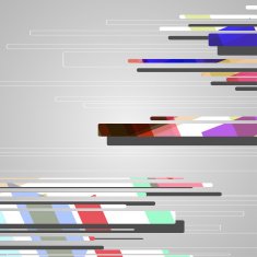 Abstract futuristic geometric shapes N102