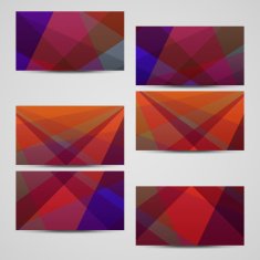 Vector business-card set for your design N167