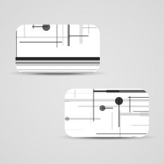 Vector business-card set for your design N170