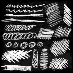 Set of textures Blackboard and chalk