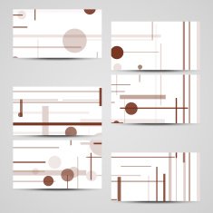 Vector business-card set for your design N179