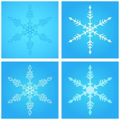 Foamy snowflakes 01