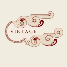 Beautiful vintage floral design N2