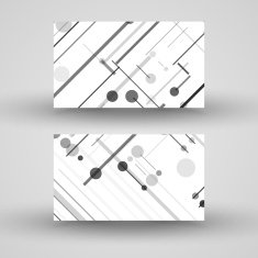 Vector business-card set for your design N185