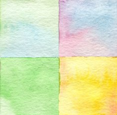 Abstract square watercolor painted background N6