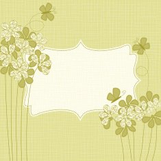 floral frame N367