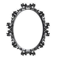 round carved vintage frame for picture or photo N3