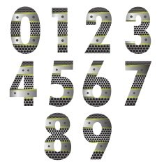 metal numbers
