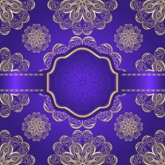 Golden ornamental background N3