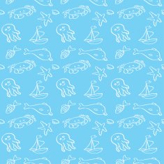 ocean baby pattern