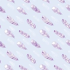 Seamless ethnic pattern with feathers N10