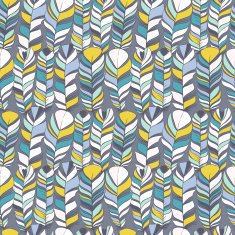 Seamless ethnic pattern with feathers N11