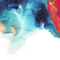 Abstract stain watercolors N6
