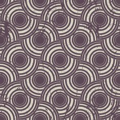 Vintage geometric seamless background old vector repeat pattern N4
