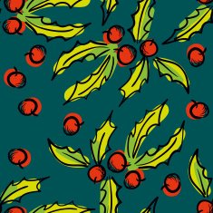 Christmas seamless pattern N206