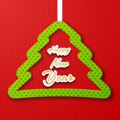 merry christmas and happy new year background cards concepts Vector N22