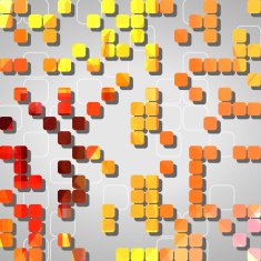 Abstract shapes background N255