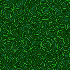 abstract floral green seamless background