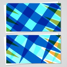 Vector business-card set for your design N190