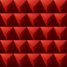 red regular triangular background