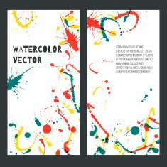 Watercolor vector background N25