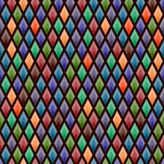 Seamless background of colored rhombs in ethnic shades N2