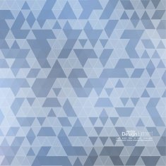 Creative abstract triangle pattern N28