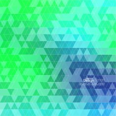 Creative abstract triangle pattern N29