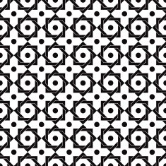 Vintage star shaped tiles seamless pattern N2