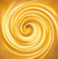 Vector swirling backdrop vivid yellow color N4