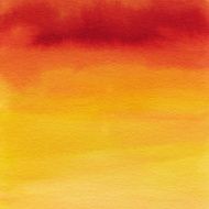 Colorful hand painted gradient red orange and yellow colors