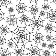 spider white web seamless pattern eps10