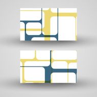 Vector business-card set for your design N198