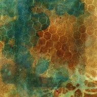 Hand painted background with distressed texture