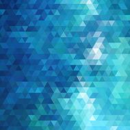 abstract blue triangle pattern background N3