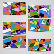 Vector business-card set for your design N199