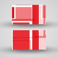 Vector business-card set for your design N201