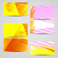 Vector business-card set for your design N203