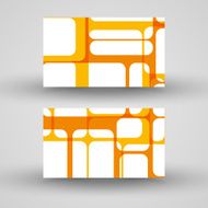 Vector business-card set for your design N206