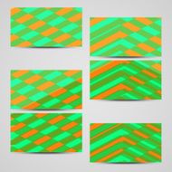 Vector business-card set for your design N207